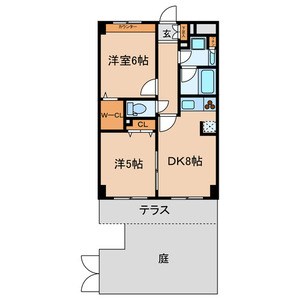 エスポワール江戸川  間取り図