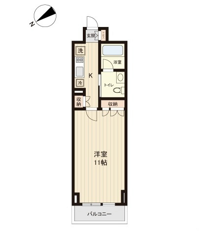 プラティーク清澄白河 間取り図