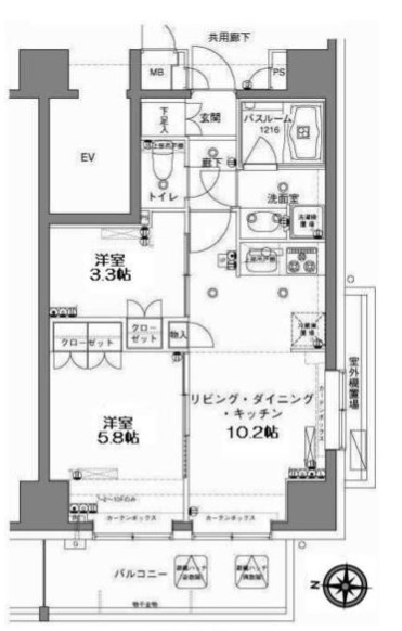 MFPRコート木場公園 間取り図