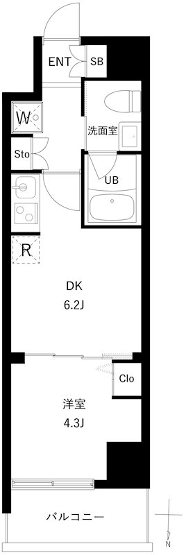 アーバンパーク日暮里Ⅱ 間取り