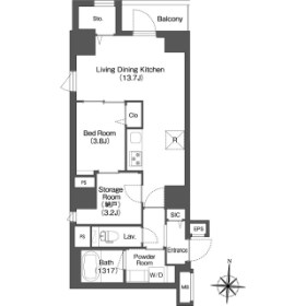 コンフォリア南千住 間取り
