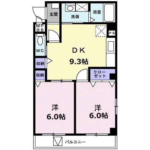 レジデンス   間取り図