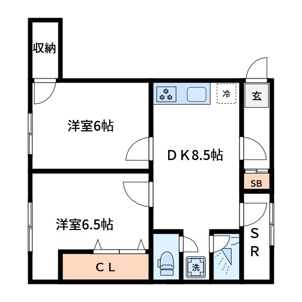 第2ソエダビル     間取り図