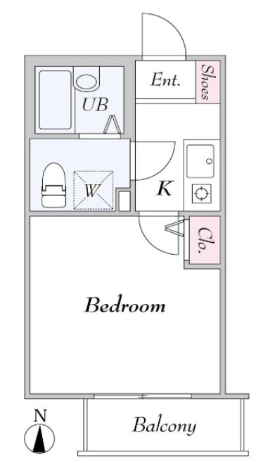 アーベインテラス千住緑町　Ｂ棟 間取り