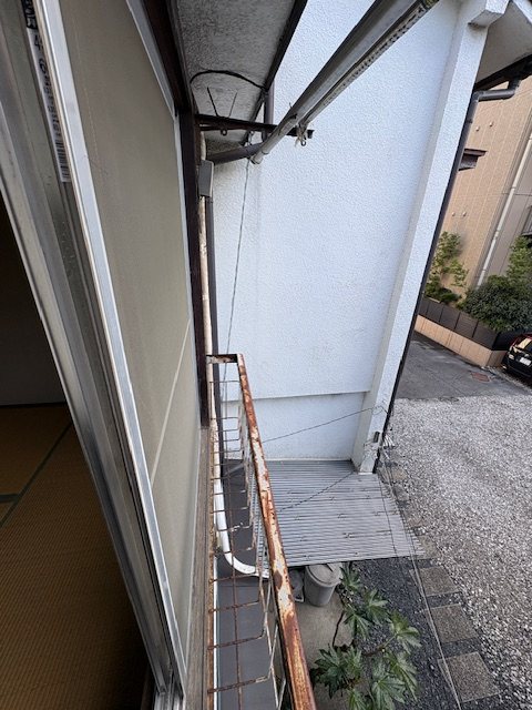 清月荘A ベランダ