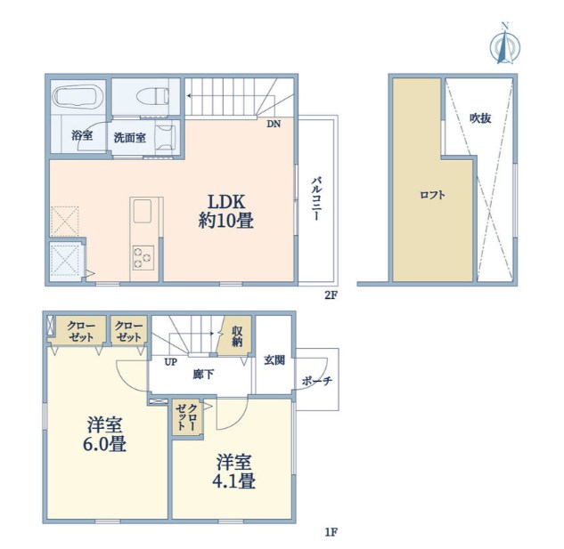 東駒形３丁目新築テラスハウス 間取り図