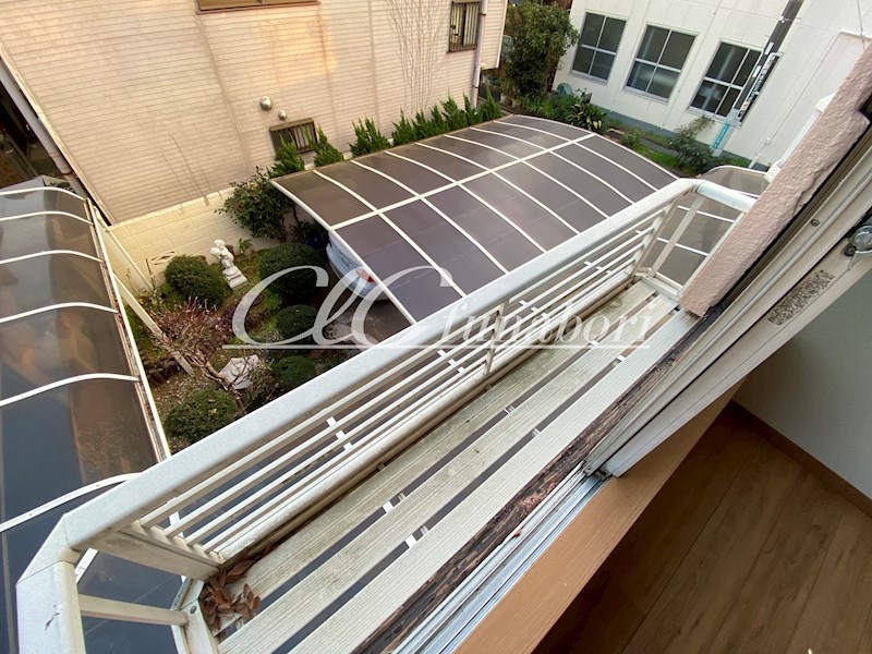 永田荘 ベランダ