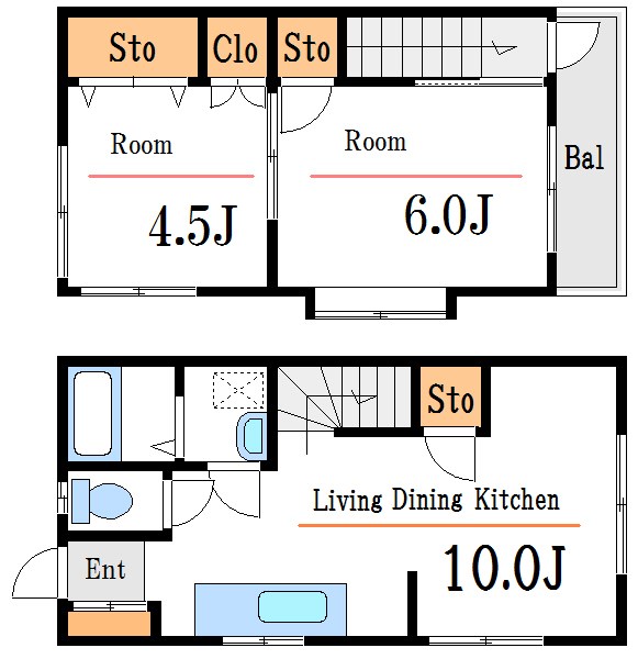 コーポ矢作 間取り図