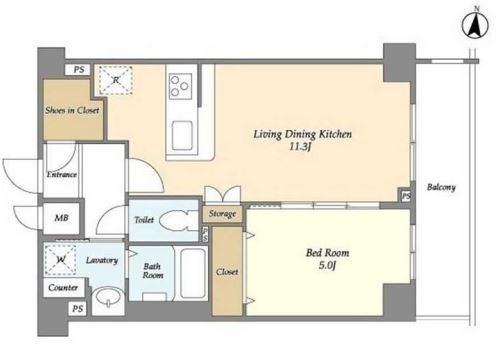 グランカミーユ江北 間取り