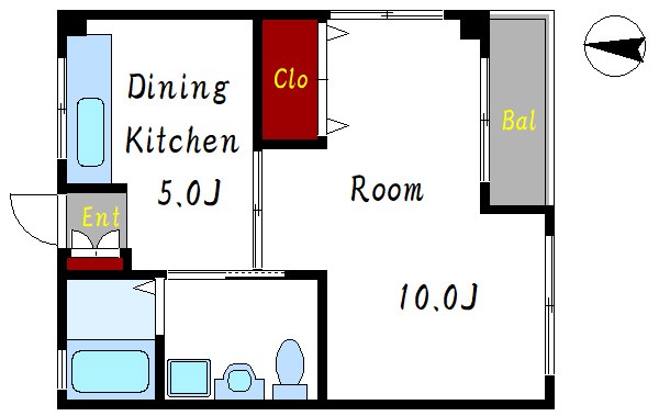 コーポ市川 間取り図