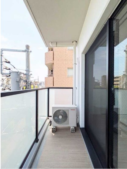 Alivis西葛西sulista ベランダ