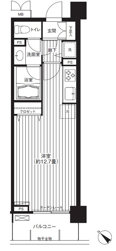 カナーリス月島 間取り