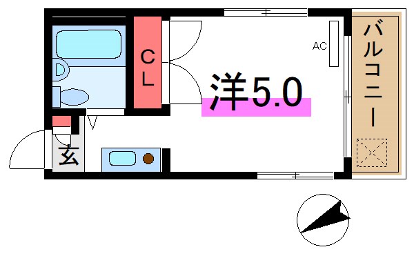 ディアコートカナスギ 間取り図