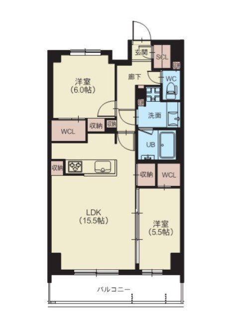 スプランディッド西日暮里 間取り図