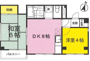 サンヴェール・マミ 間取り図