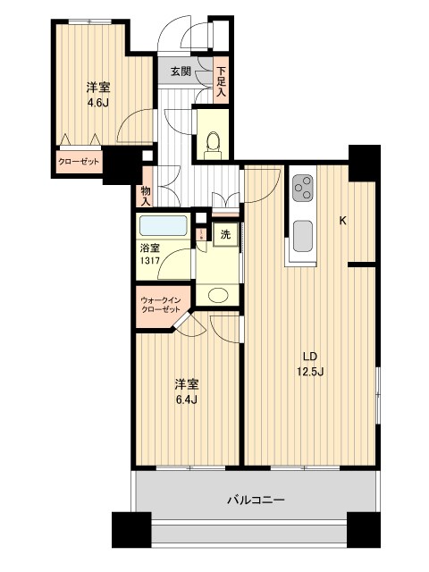 ＨＦ銀座レジデンスＥＡＳT 間取り