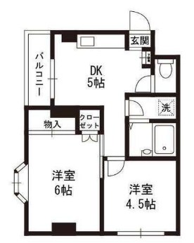 メゾン南小岩Ⅱ 間取り図