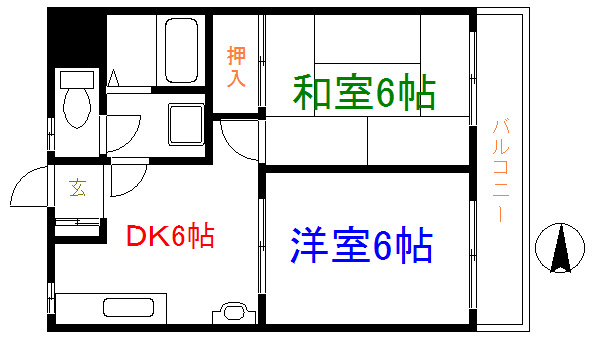 ホワイトメゾン   間取り図