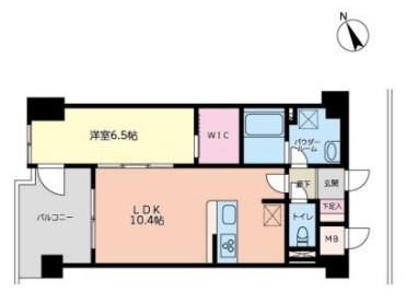 アドライズ舞浜 102号室 間取り