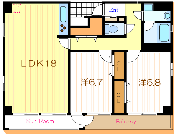 ジェネラスパレス 間取り図