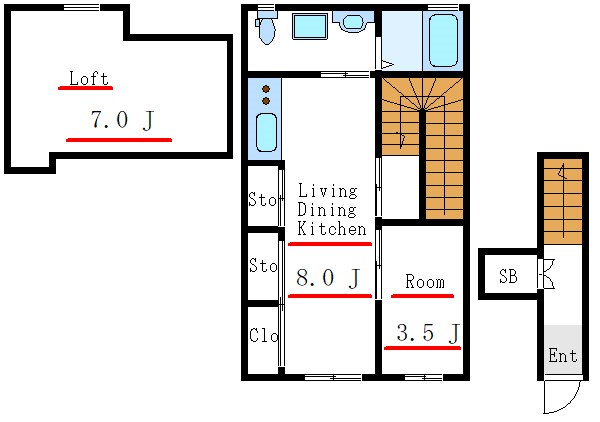 ハウスブルックス  間取り