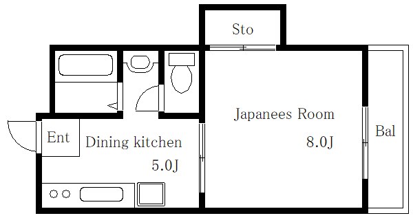 アイランドⅡ 間取り図