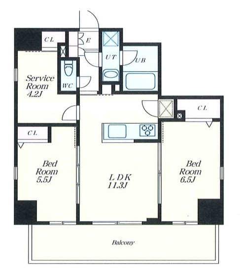 Alivis西葛西norte 間取り図