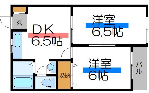 福本ビル 間取り図