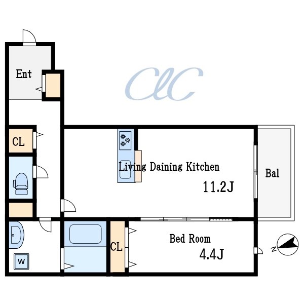 ユアメゾン船堀K 間取り図