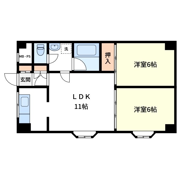 アゼリアコート 間取り図