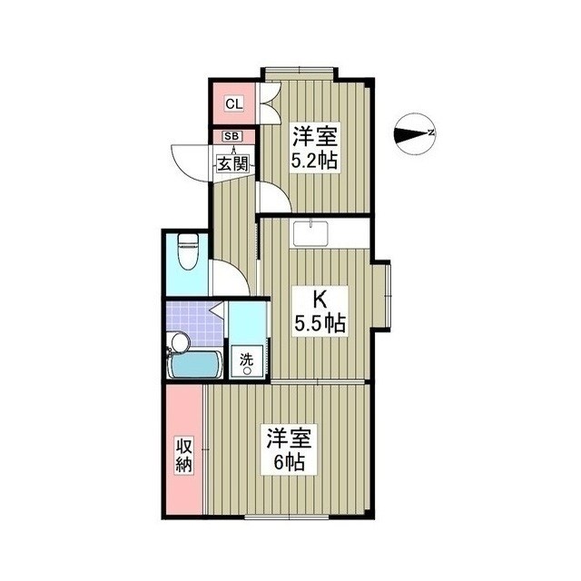 サンライズ中川 間取り