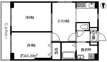 リバードマンション小菅駅前 間取り