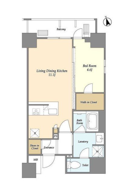プライムアーバン台東根岸 間取り