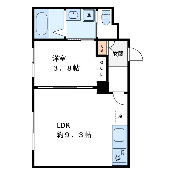 CASA　PIAZZA　西日暮里 間取り