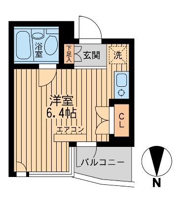 コモド駒込ハイツ  間取り図