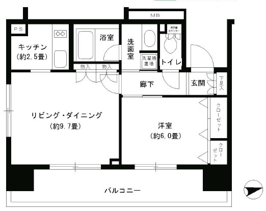 パークキューブ浅草田原町 間取り図