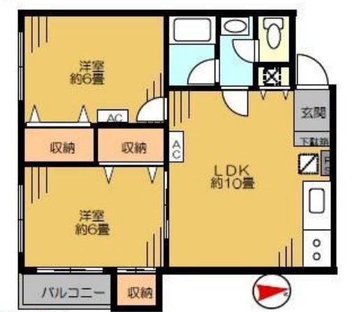 メゾン千住緑町 間取り図