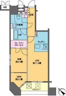 カスタリア銀座Ⅲ 間取り