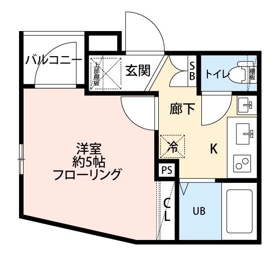 グランクオール西綾瀬2丁目 202号室 間取り