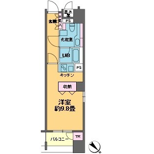 カスタリア銀座Ⅲ 間取り