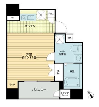 アヴァンツァーレ田端 間取り図