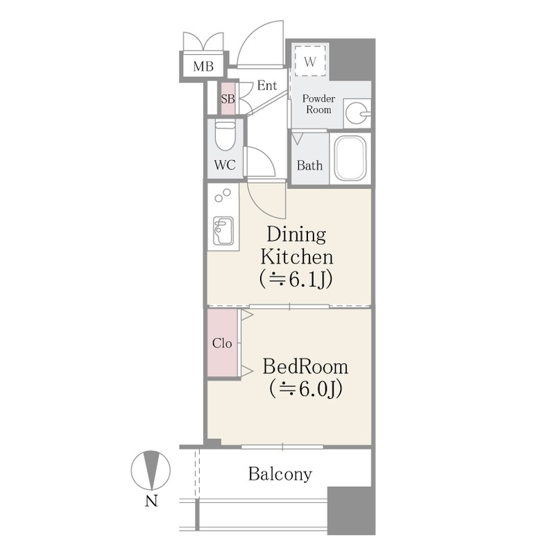 クレアールフレスカ  間取り
