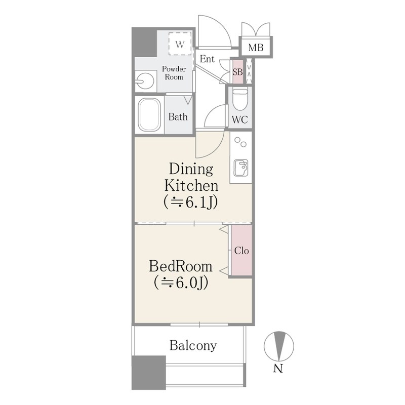 クレアールフレスカ  間取り