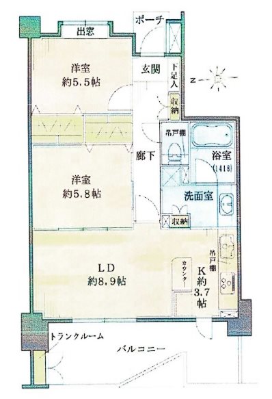 アーバンキャッスル梅島 間取り