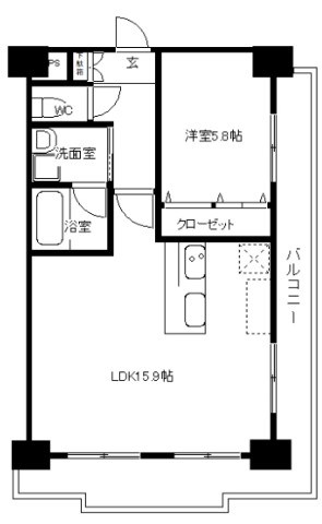 クイーンハイツ浅伊 間取り