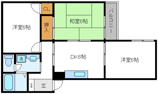 マノワールアズマ 間取り図