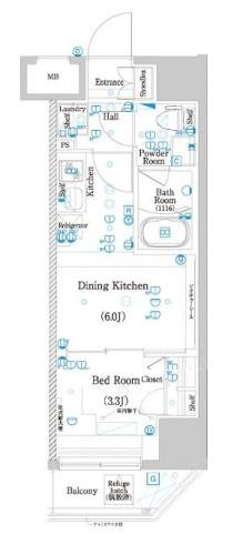 ラフィスタお花茶屋 間取り