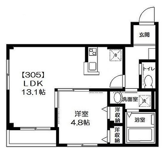 ビューノラメゾン  間取り図