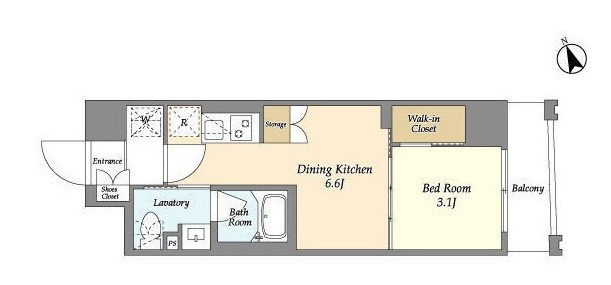 アジュールテラス門前仲町 間取り