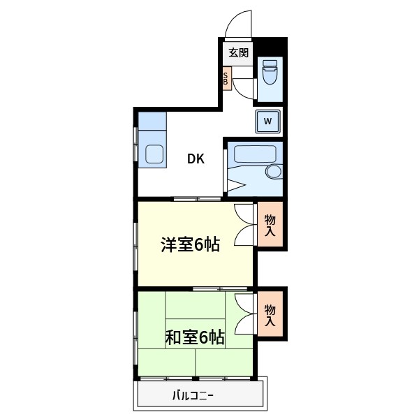 エクセルコート・タキザキ 間取り
